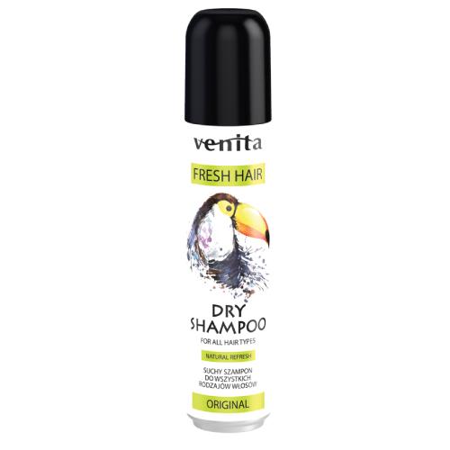 Miniaturka artykułu - VENITA Oryginal Suchy szampon do włos&oacute;w, 75ml