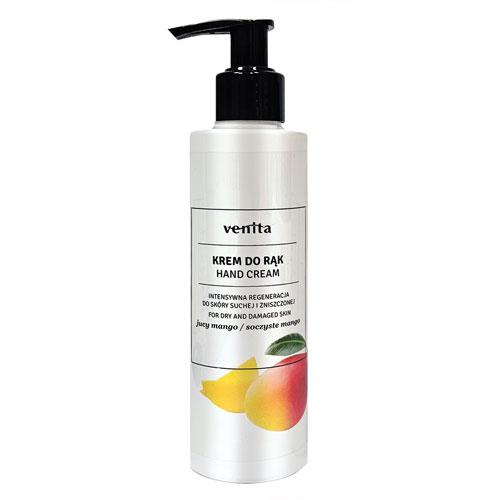 Miniaturka artykułu - Venita Krem do rąk intensywnie regenerujący soczyste mango, 200 ml 