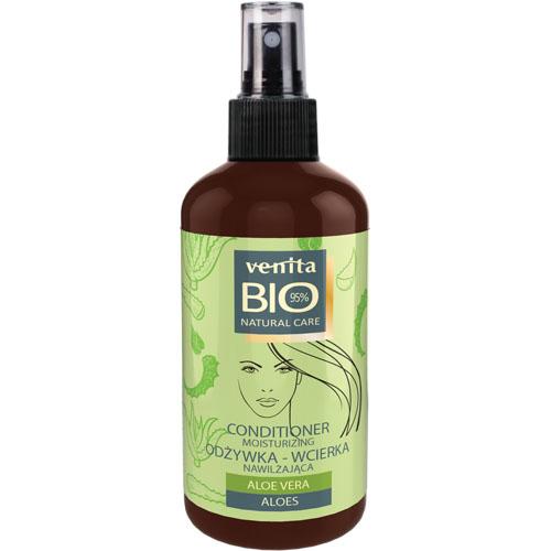 Miniaturka artykułu - VENITA Nawilżająca wcierka do włos&oacute;w z alosem Bio Aloes, 100ml