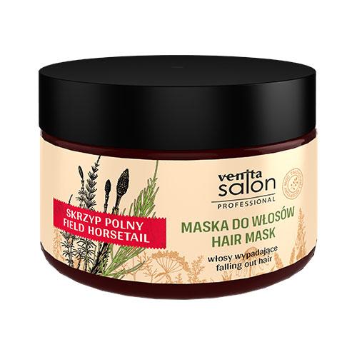 Miniaturka artykułu - Venita Salon Maska do włos&oacute;w wypadających z ekstraktem ze skrzypu, 500 ml