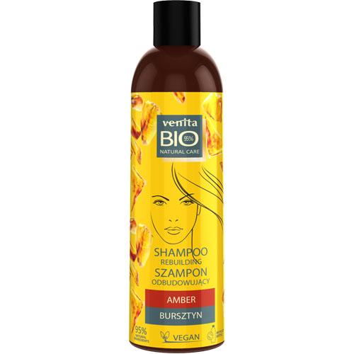 Miniaturka artykułu - VENITA Szampon do włos&oacute;w z ekstraktem z bursztynu, 300ml