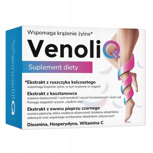 Miniaturka artykułu - VenoliQ, 60 kaps.