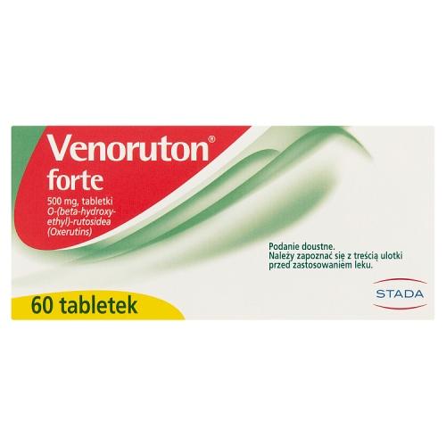 Miniaturka artykułu - VENORUTON  FORTE, 60 tabletek
