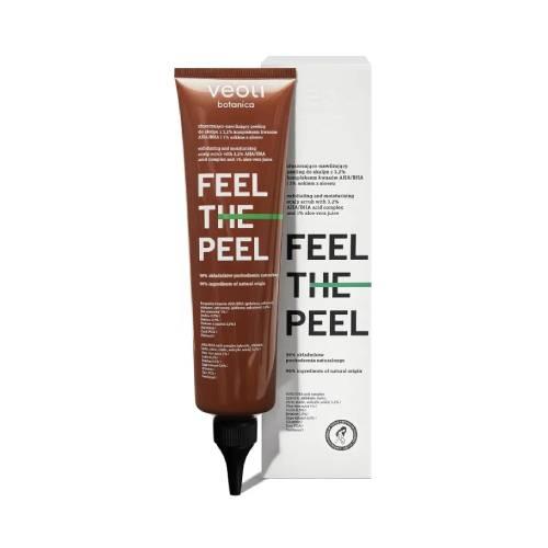 Miniaturka artykułu - VEOLI BOTANICA Feel the Peel Złuszczająco-nawilżający peeling do skalpu z 3,2% kompleksem kwasów AHA/BHA i 1% sokiem z aloesu, 150ml