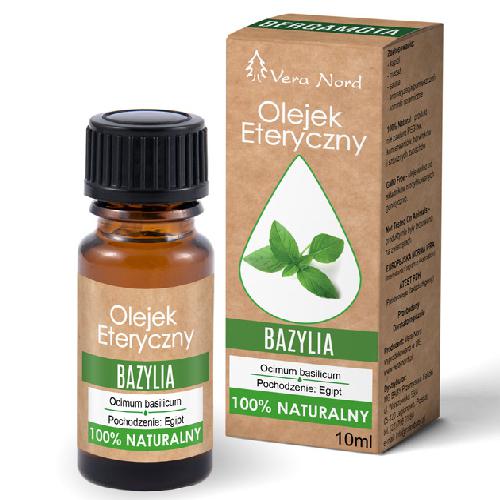 Miniaturka artykułu - Vera Nord Olejek eteryczny Bazylia, 10 ml