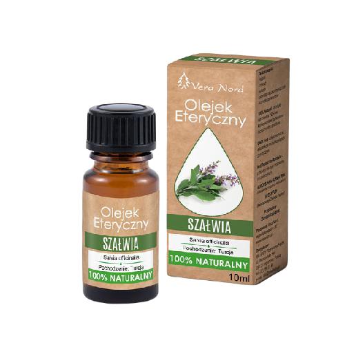 Miniaturka artykułu - Vera Nord Olejek eteryczny Szałwia, 10 ml	