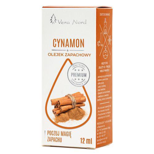 Miniaturka artykułu - Vera Nord Olejek zapachowy Cynamon, 12ml	