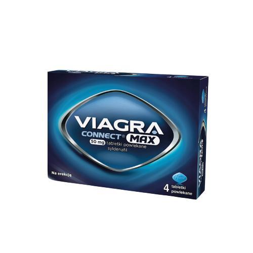 Miniaturka artykułu - Viagra Connect Max 50mg, 4 tabletki powlekane USZKODZONE TEKTUROWE OPAKOWA.