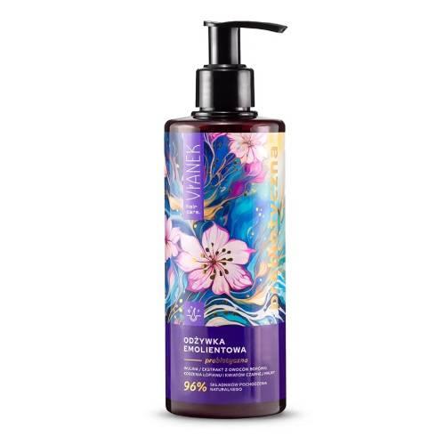 Miniaturka artykułu - VIANEK Odżywka do włos&oacute;w emolientowa, prebiotyczna, 300ml