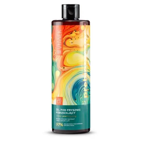 Miniaturka artykułu - VIANEK Żel pod prysznic pobudzający, prebiotyczny, 400ml