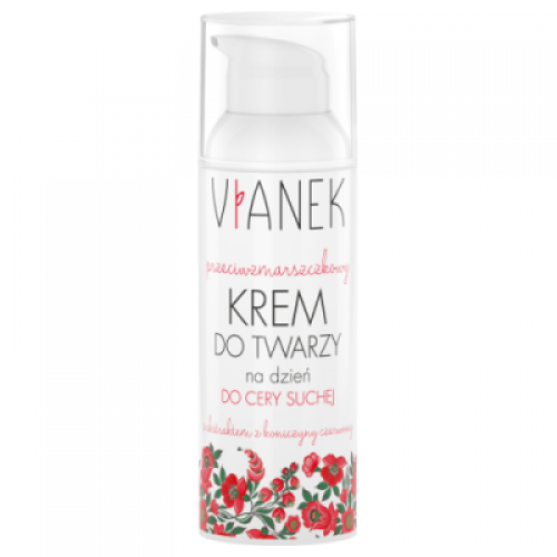 Miniaturka artykułu - VIANEK  Przeciwzmarszczkowy krem do twarzy na dzień do cery suchej, 50ml USZKODZONE TEKTUROWE OPAKOWANIE