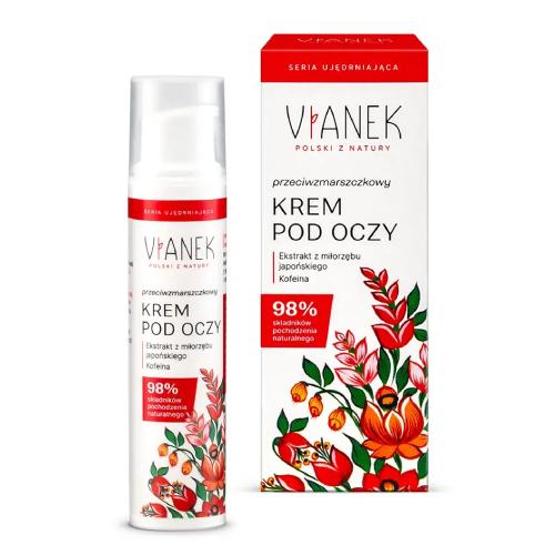 Miniaturka artykułu - VIANEK Przeciwzmarszczkowy krem pod oczy, 15ml