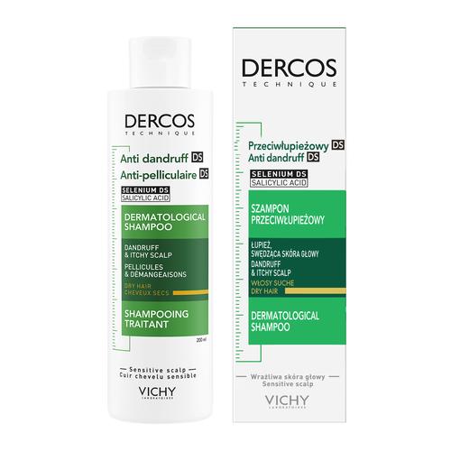 Vichy Dercos DS Szampon przeciwłupieżowy do włos&oacute;w suchych, 200 ml