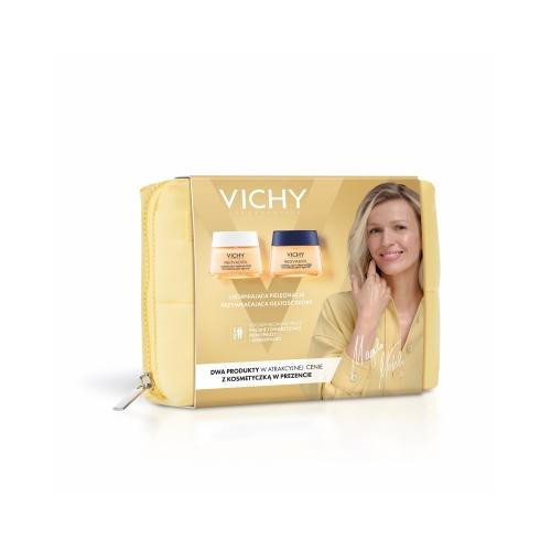 Miniaturka artykułu - VICHY NEOVADIOL Zestaw Ujędrniający krem na dzień przywracający gęstość, 50ml + Ujędrniający krem na noc przywracający gęstość, 50ml + Kosmetyczka