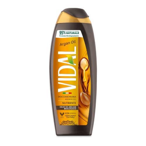 Miniaturka artykułu - Vidal Argan Oil Żel pod prysznic z organicznym olejkiem arganowym, 600 ml