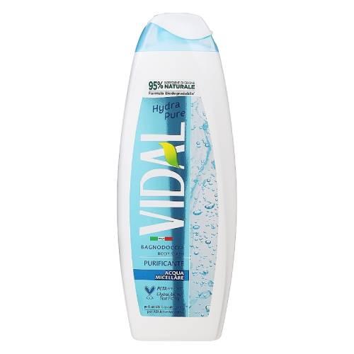 Miniaturka artykułu - Vidal Hydra Pure Żel pod prysznic z wodą micelarną, 600 ml