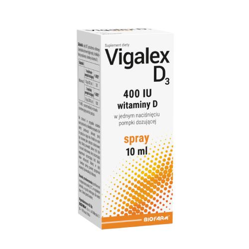 Miniaturka artykułu - Vigalex D3 spray, 10ml
