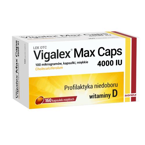 Miniaturka artykułu - Vigalex Max Caps 4000, 160 kapsułek