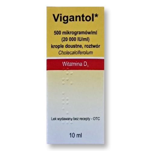 Miniaturka artykułu - Vigantol krople, 10ml Inpharm
