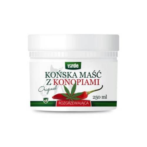 Miniaturka artykułu - Virde Końska Maść rozgrzewająca z Konopiami - 250ml