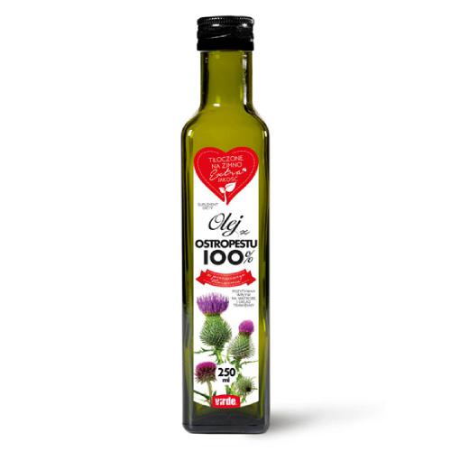 Miniaturka artykułu - Virde Olej z ostropestu 100% - 250ml