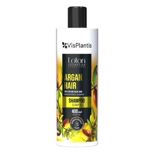 Vis Plantis Loton Szampon do włos&oacute;w cienkich i osłabionych Argan Hair, 400ml