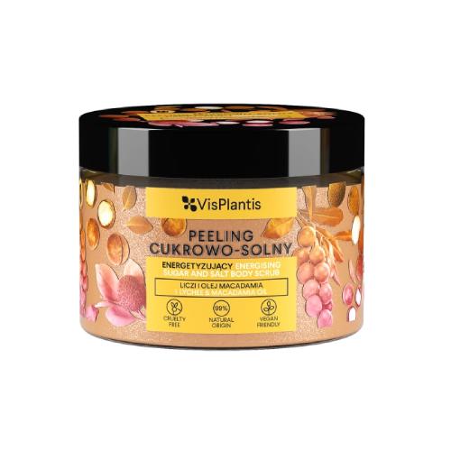 Miniaturka artykułu - Vis Plantis Peeling cukrowo-solny Liczi, 350g