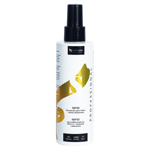Miniaturka artykułu - Vis Plantis PROFESSIONAL Spray do włos&oacute;w kręconych z filtrami UV - sprężystość i nawilżenie, 200ml