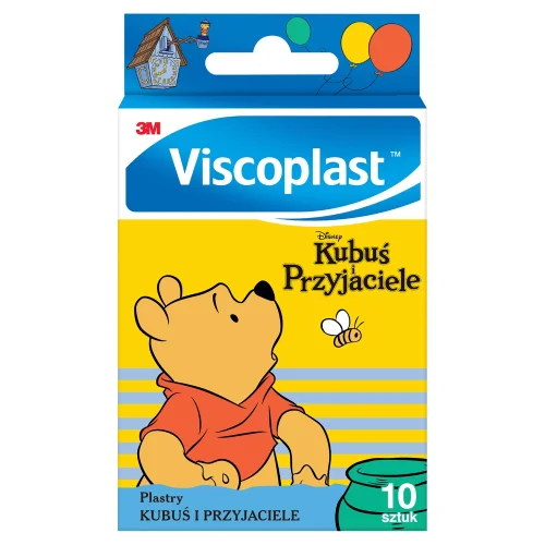 Miniaturka artykułu - VISCOPLAST Plastry KUBUŚ i PRZYJACIELE, 10szt