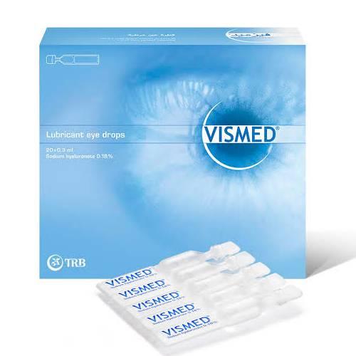 Miniaturka artykułu - Vismed Gel Krople do oczu, 0,45ml x 20minims&oacute;w KROTKA DATA 31.08.2026