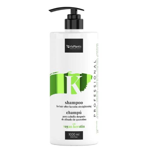 Miniaturka artykułu - VisPlantis Szampon do włosów po keratynowym prostowaniu, 1000ml