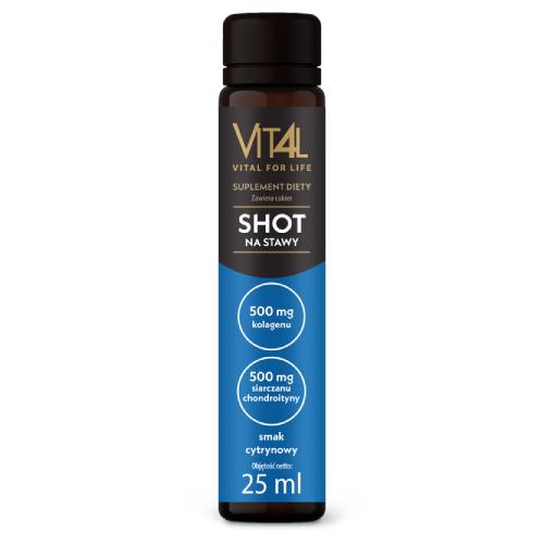 Miniaturka artykułu - VIT4L Vital for life Shot na stawy płyn, 25 ml