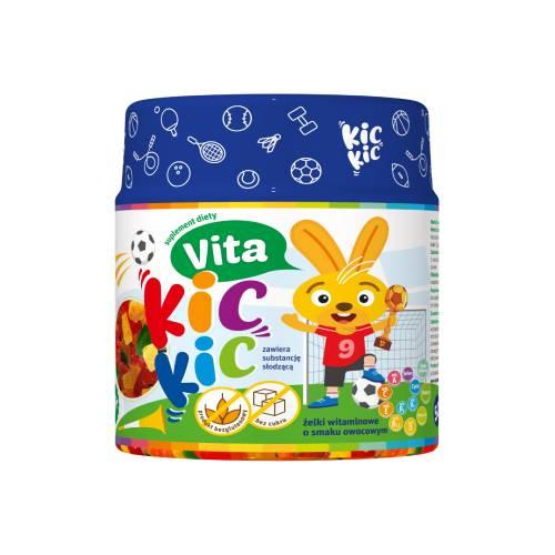 Miniaturka artykułu - VITA Kic Kic, 50 żelk&oacute;w bez cukru