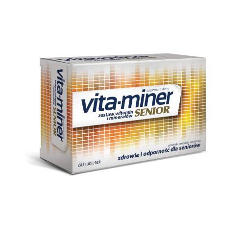 Miniaturka artykułu - Vita-Miner Senior, 60 tabl.