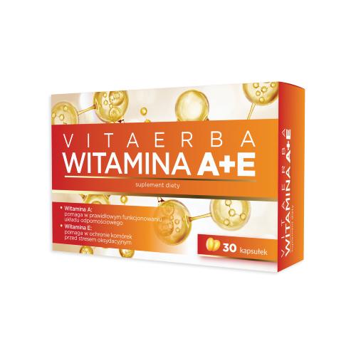 Miniaturka artykułu - VitaErba Witamina A+E, 30 kaps.