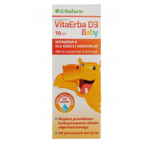 Vitaerba D3 Baby 10ml Suplement Diety Apteka Internetowa Olmed Vitaerba D3 Baby 10ml Suplement Diety Apteka Internetowa Olmed