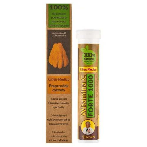 Miniaturka artykułu - VITAMINA C 1000 mg - 20 tabletek musujących