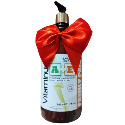 Miniaturka artykułu - Red Pharma Vitaminum A+E Krem do sk&oacute;ry suchej Family Pack, 900 ml