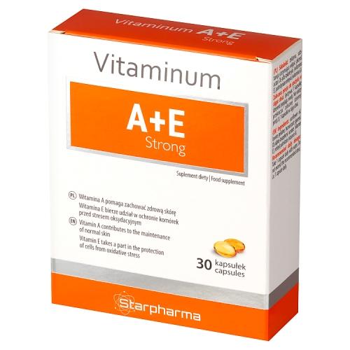 Miniaturka artykułu - Vitaminum A+E Strong, 30 kaps.