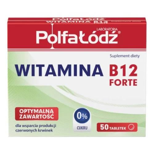 Miniaturka artykułu - VITAMINUM B12 FORTE - 50 tabletek