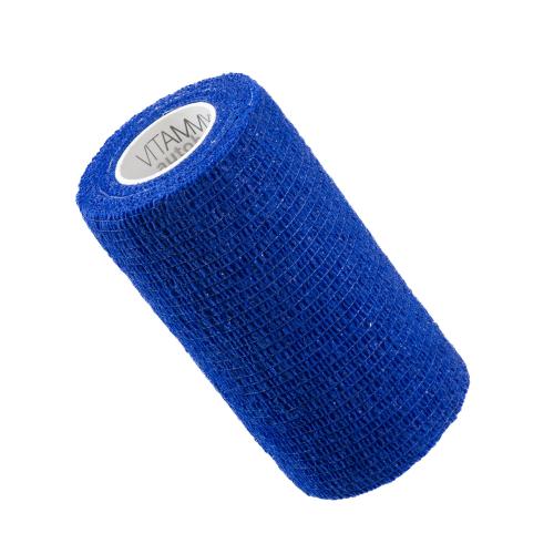 Miniaturka artykułu - VITAMMY Autoband Elastyczny bandaż kohezyjny 10cm x 450cm Niebieski