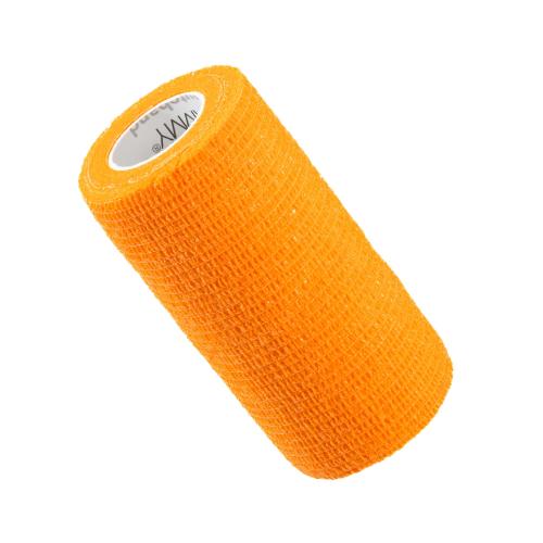 Miniaturka artykułu - VITAMMY Autoband Elastyczny bandaż kohezyjny 10cm x 450cm Pomarańczowy