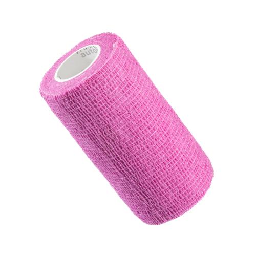Miniaturka artykułu - VITAMMY Autoband Elastyczny bandaż kohezyjny 10cm x 450cm R&oacute;żowy