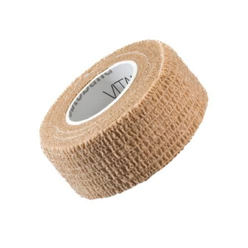 Miniaturka artykułu - VITAMMY Autoband Elastyczny bandaż kohezyjny 2,5cm x 450cm Beżowy
