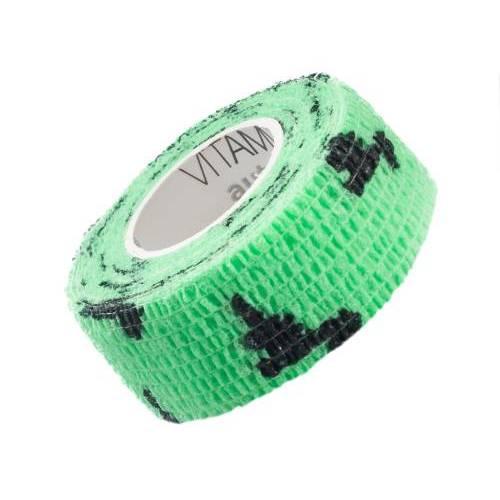 Miniaturka artykułu - VITAMMY Autoband Elastyczny bandaż kohezyjny 2,5cm x 450cm Dinozaury