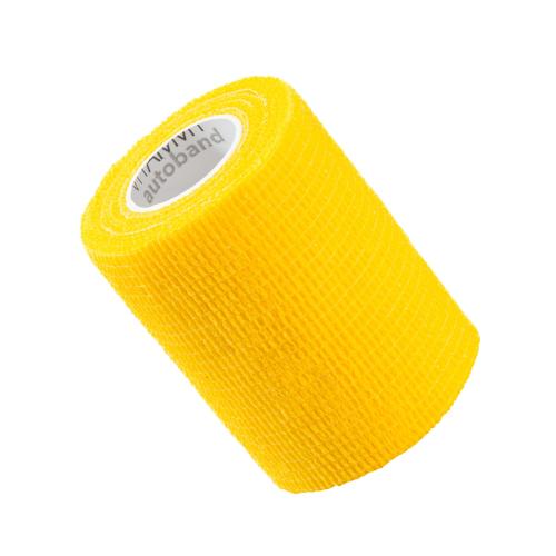 Miniaturka artykułu - VITAMMY Autoband Elastyczny bandaż kohezyjny 7,5cm x 450cm Ż&oacute;łty