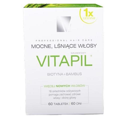 Miniaturka artykułu - VITAPIL Biotyna + Bambus - 60 tabletek