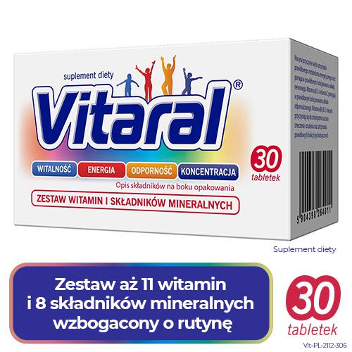 Miniaturka artykułu - Vitaral, 30 tabl. (pojemnik)