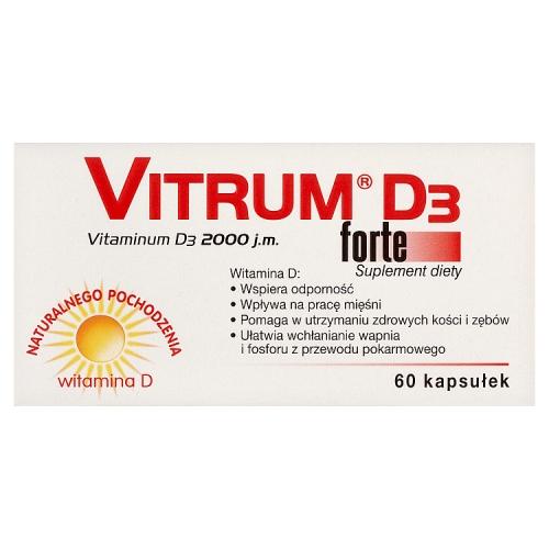 Zdjęcie produktu - VITRUM D3 FORTE - 60 kapsułek