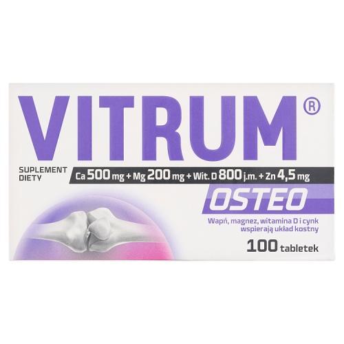 Miniaturka artykułu - Vitrum Osteo, 100 tab. USZKODZONE OPAKOWANIE